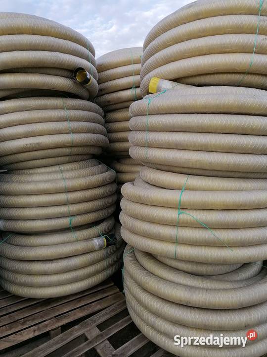 Rura drenarska fi 100 w oplocie OTULINIE Oleśnica