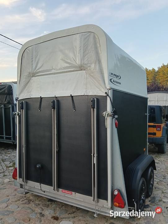 Przyczepa konna dwukonna do Koni Meyer 2017 Meiller Przyczepy i naczepy wielkopolskie Krzymów