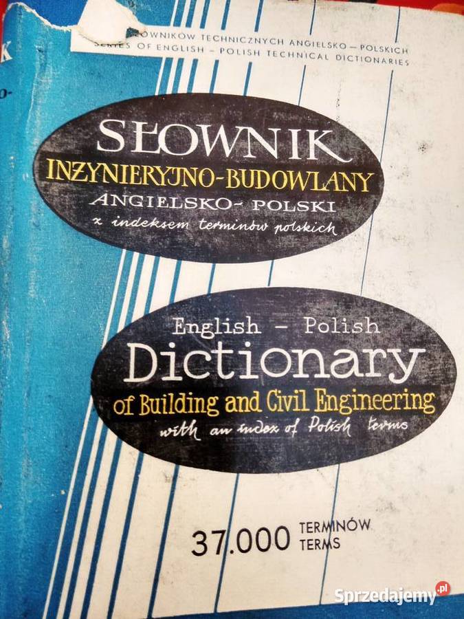 Słownik inżynieryjno budowlany kolekcje książki