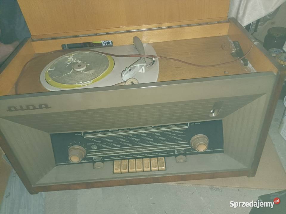 Radio z gramofonem AIDA 3201 z lat 60tych PRL łódzkie Ksawerów