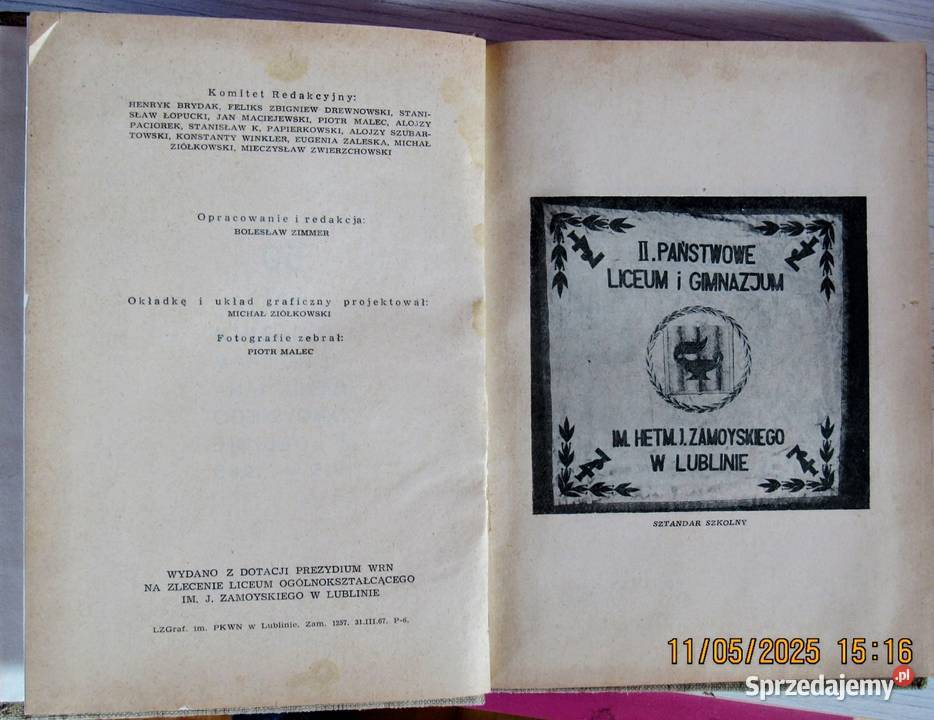 Księga pamiątkowa 50 lecia gimnazjum i liceum Bychawka Trzecia