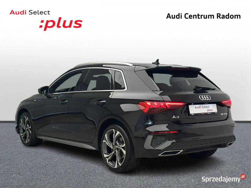 Audi A3 35 TFSI 150 Sline LED Kamera Tempomat asystent pasa ruchu Kielce sprzedam