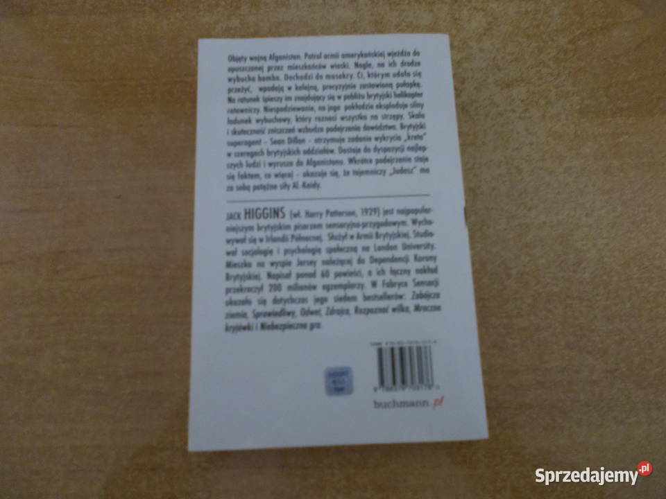 Jack Higgins Brama Judasza Proza i poezja opolskie Głubczyce