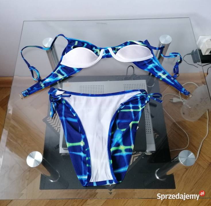 NIEBIESKI KOSTIUM KĄPIELOWY DWUCZĘŚCIOWY RS dwuczęściowe Łódź