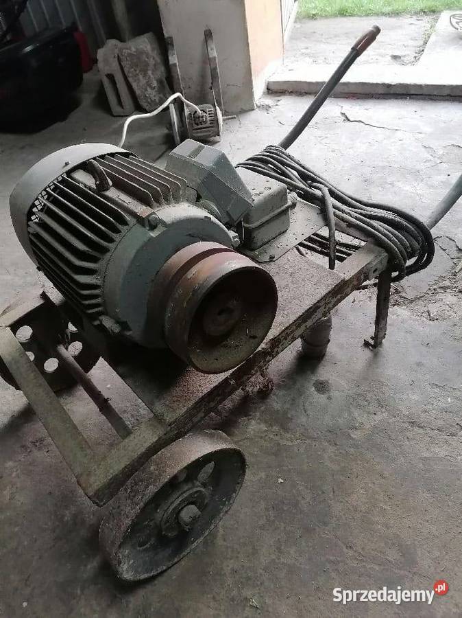 Silnik 5kw siłowy na wózku Jelnia