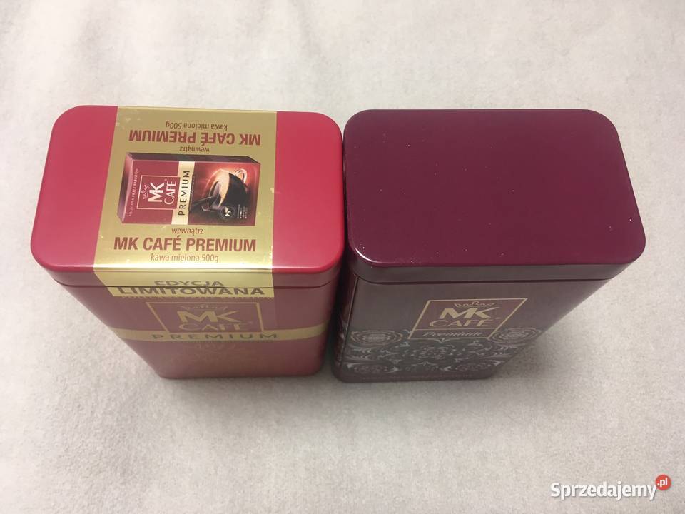 Puszki puszka kawie kawa MK CAFE Kołobrzeg