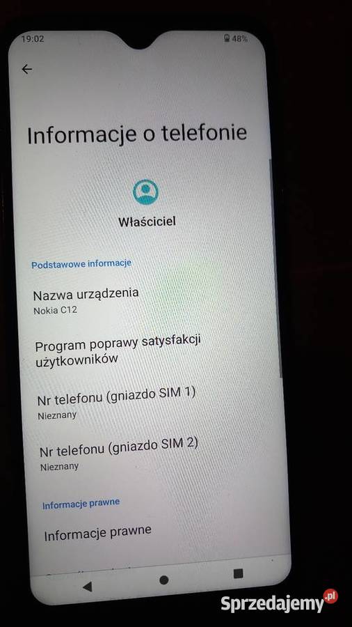 Smartfon Nokia C12 Łódź