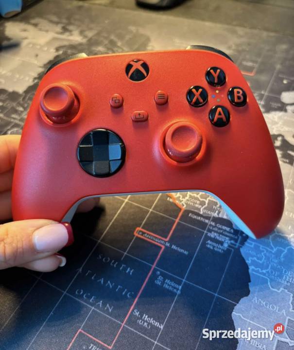 Kontroler microsoft bezprzewodowy Xbox Pulse Red kable, taśmy, przedłużacze Elektronika Luboń