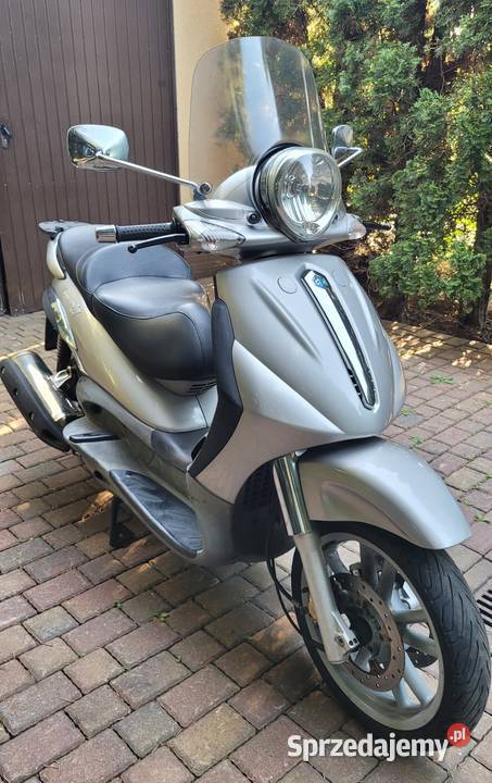 PIAGGIO BEVERLY 500i italmotopila srebrny Piła