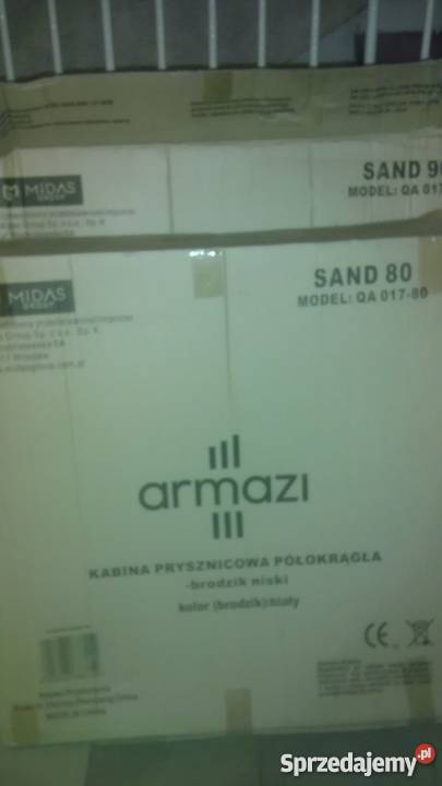 Brodzik Armazi Sand 80 i Sand 90 Nowe Hydraulika i armatura Gdańsk