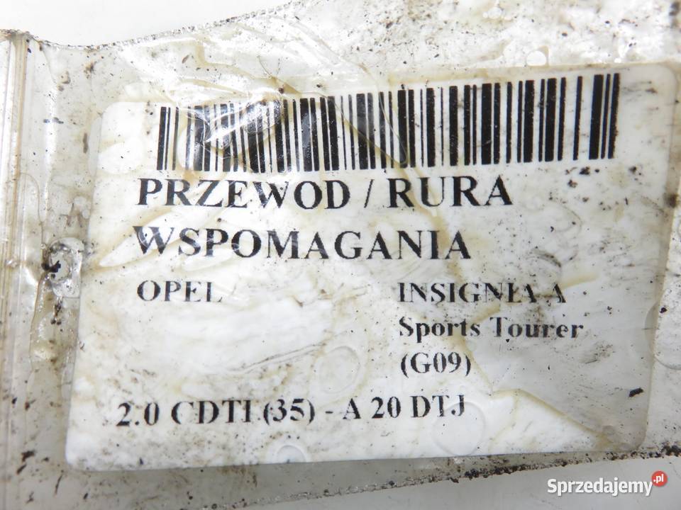 PRZEWÓD WSPOMAGANIA OPEL INSIGNIA A 20 CDTI