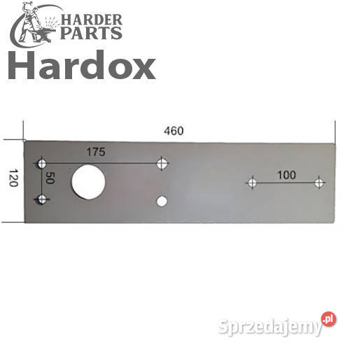 Płoza półdługa HARDOX 90060347S części do pługa Suwałki sprzedam