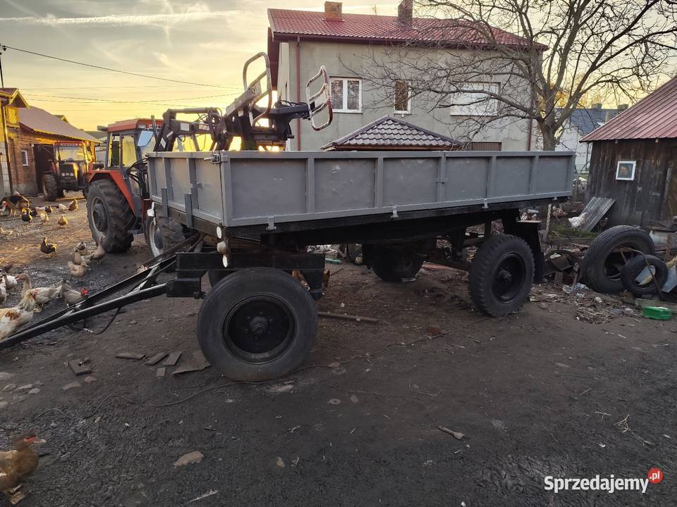 Przyczepa wywrotka d47 45t łódzkie Wola Mąkolska