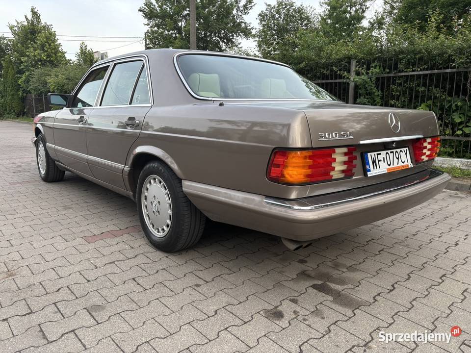 Mercedes W126 300SE 1990 BEZ RDZY Kalifornia 180KM Warszawa