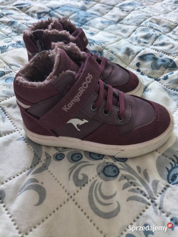 Buty zimowe dziecięce ocieplane KangaROOS uniseks Kozaczki