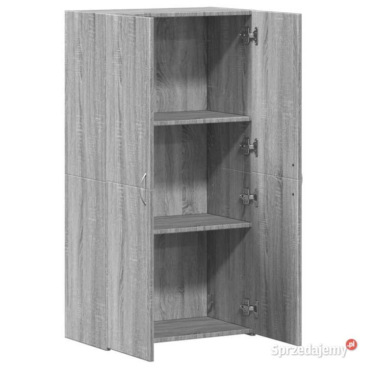 Szafka na dokumenty szary dąb sonoma 60x32x115 Warszawa