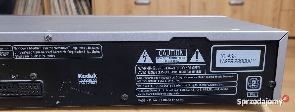 DENON DVD1910 odtwarzacz DVD CD MP3 WMA z Zalesie Golczowskie