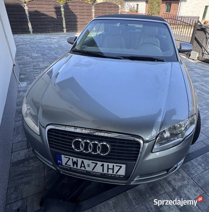 Audi A4 18 gaz benzyna 2007 kabriolet cabrio