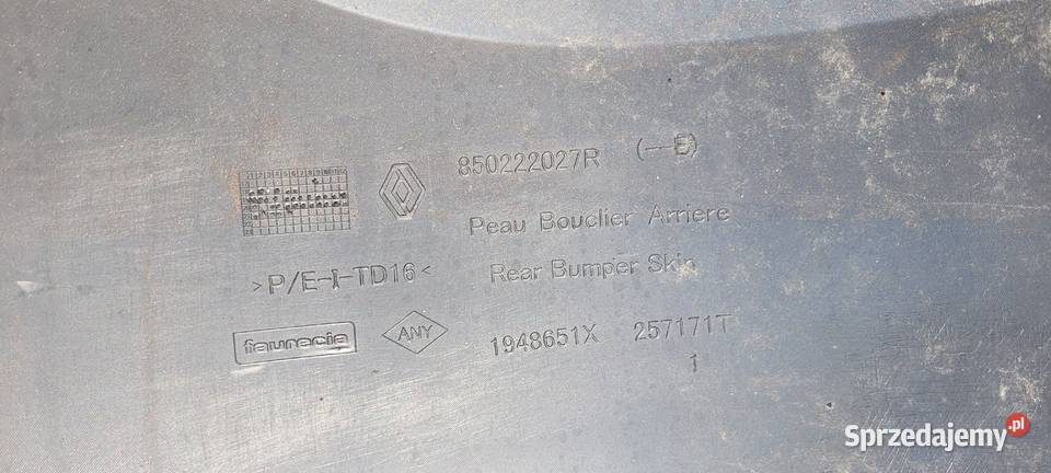 ZDERZAK TYL TYLNY DACIA DUSTER 2 II 18 Ruda Śląska sprzedam
