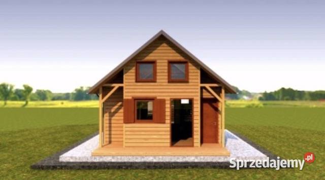 Drewniany domek całoroczny letniskowy 4m5m 1520 Korczyna