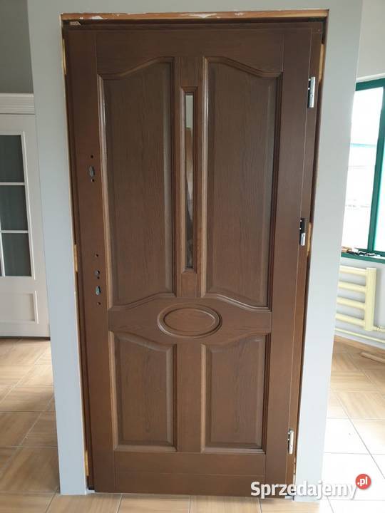 Drzwi drewniane zewnętrzne antywłamaniowe Bydgoszcz sprzedam