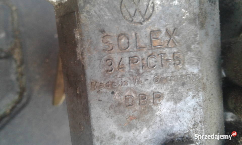 Gaźnik solex 34pct5 vw garbus osobowe podlaskie Łomża