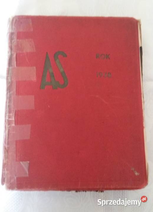 AS Ilustrowany magazyn tygodniowy rocznik 1938 tygodnik Łódź