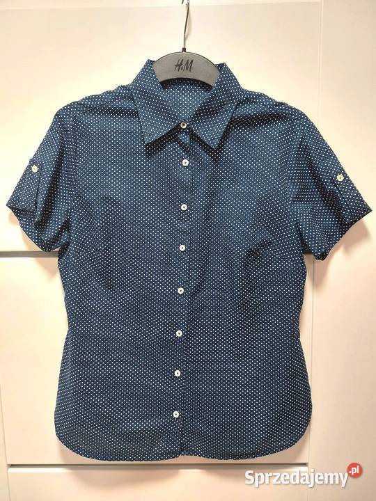 Bluzka koszula granatowa S 36 Peek Cloppenburg Warszawa