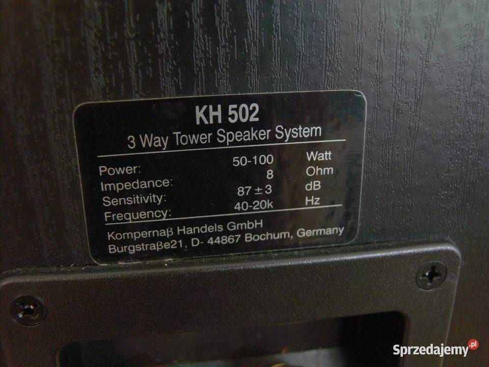 Audiofilskie kolumny KH502 WYSYŁKA Jasło