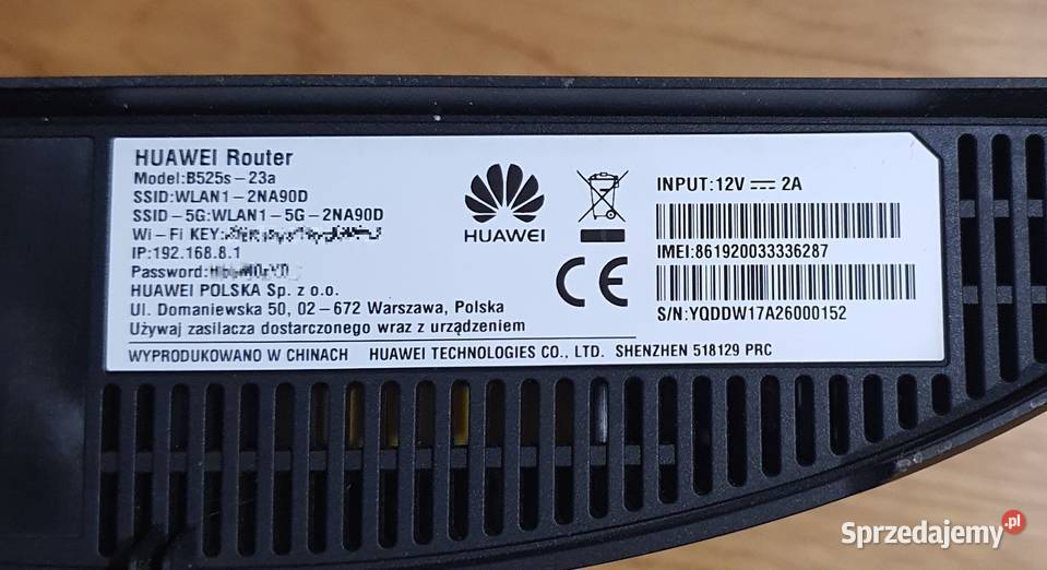 Router LTE Huawei B525s23a mazowieckie