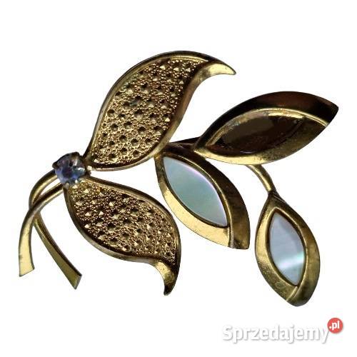 VINTAGE STARA BROSZA MACICA PERŁOWA LATA 60 śląskie Częstochowa