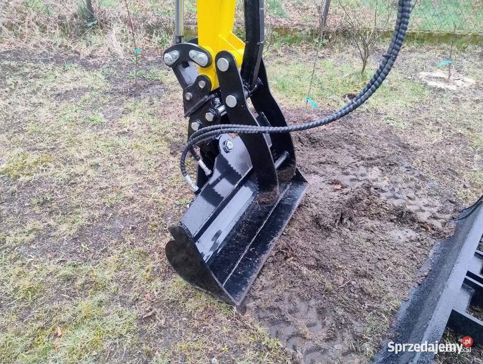 Wynajem minikoparki łyżka skarpowa hydrauliczna Pozostałe Mikołów sprzedam