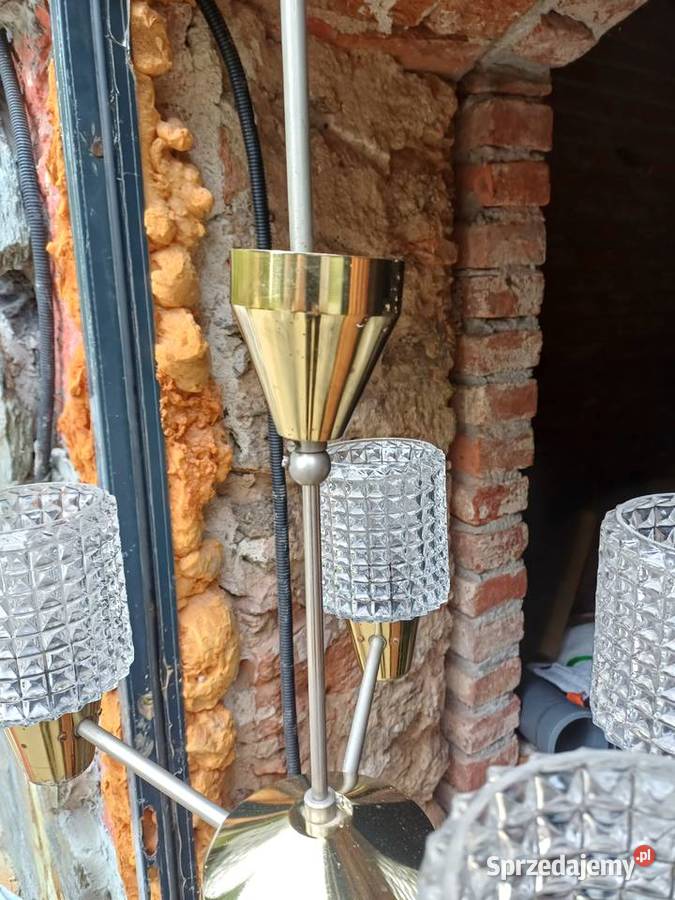 Retro zyrandol pająk firmy Kamenick enov Lubań sprzedam