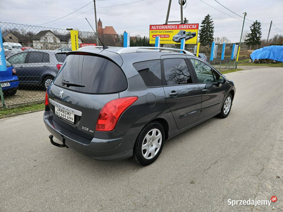 Peugeot 308 SW Opłacony Zdrowy Zadbany szary Kisielice