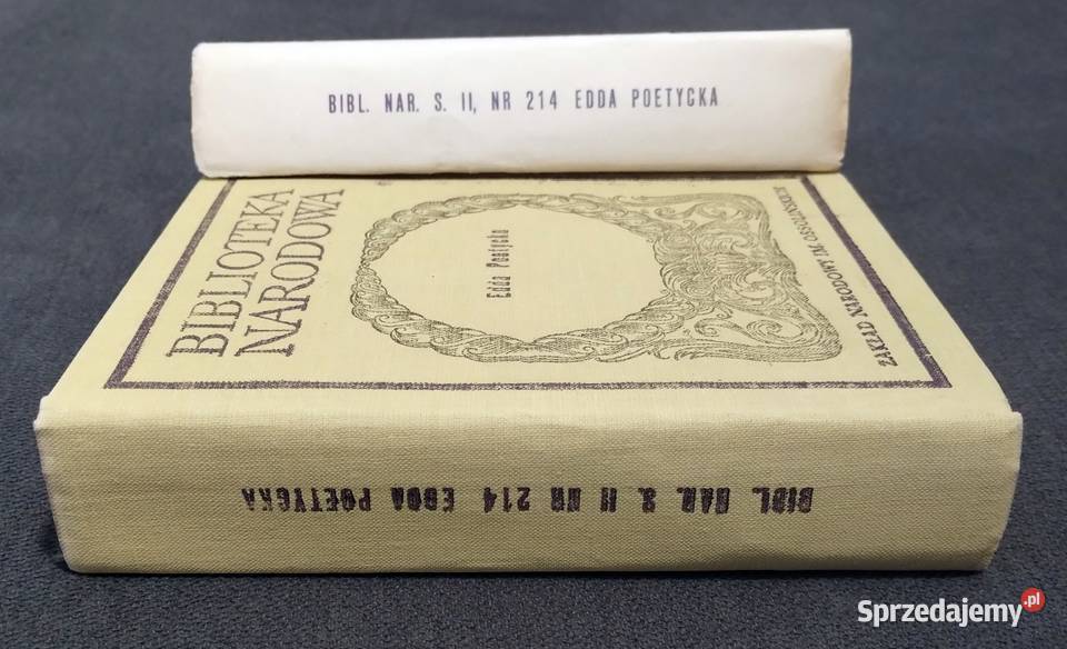 EDDA POETYCKA Biblioteka Narodowa łódzkie Bełchatów