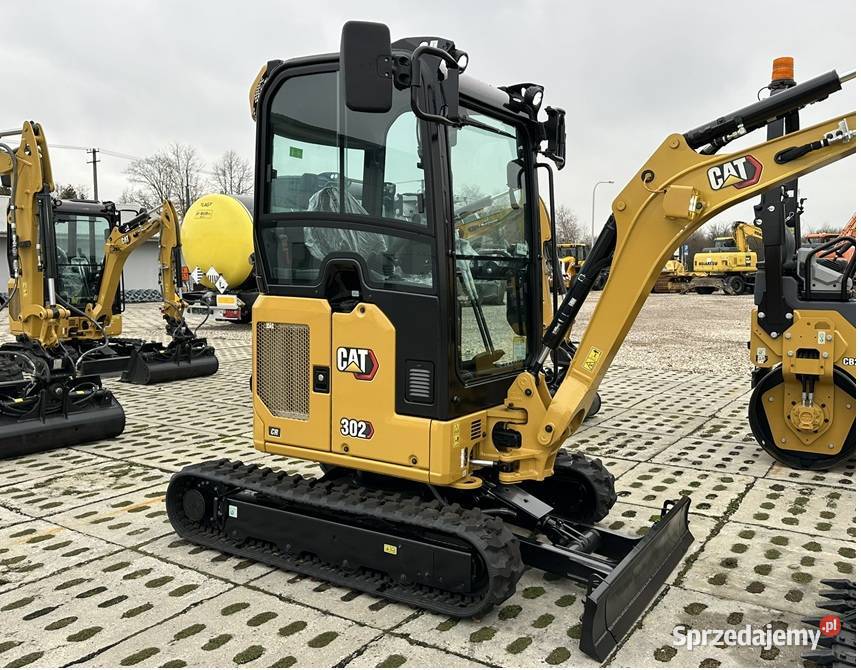 FABRYCZNIE NOWA MINIKOPARKA CATERPILLAR 302 CR Tuliszków