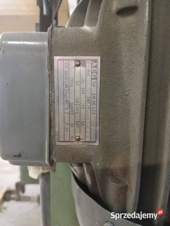 Szlifierka boczna 22 kW Wejherowo