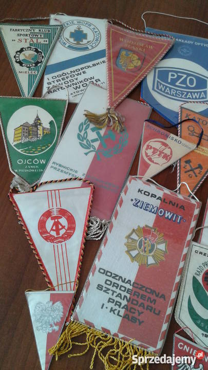 Stare proporczyki kolekcjonera PRL Koszalin