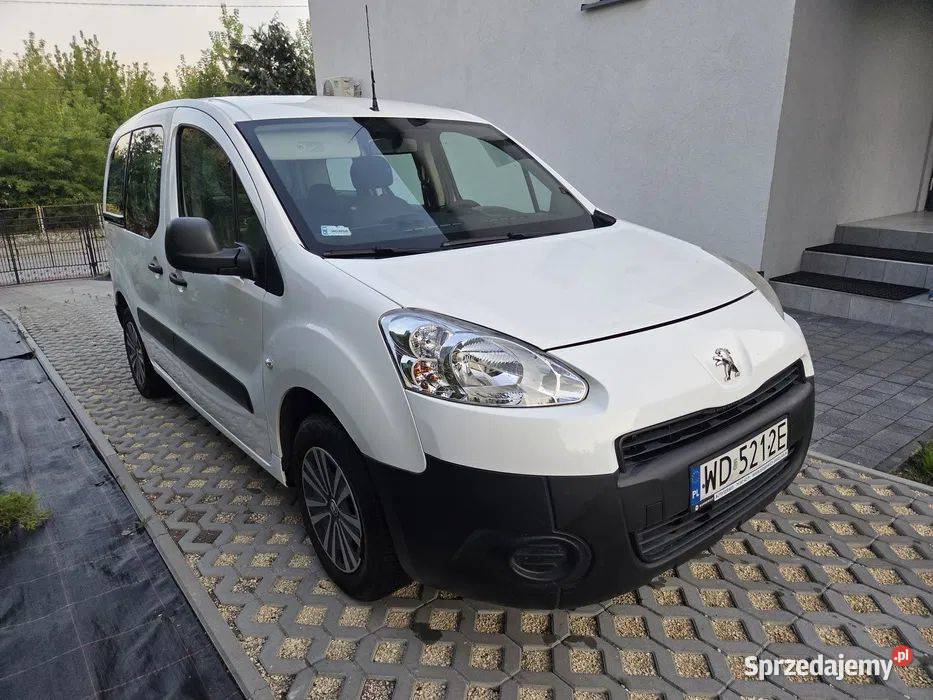 Peugeot Partner II Tepee 16 HDI 2012r świętokrzyskie Działoszyce
