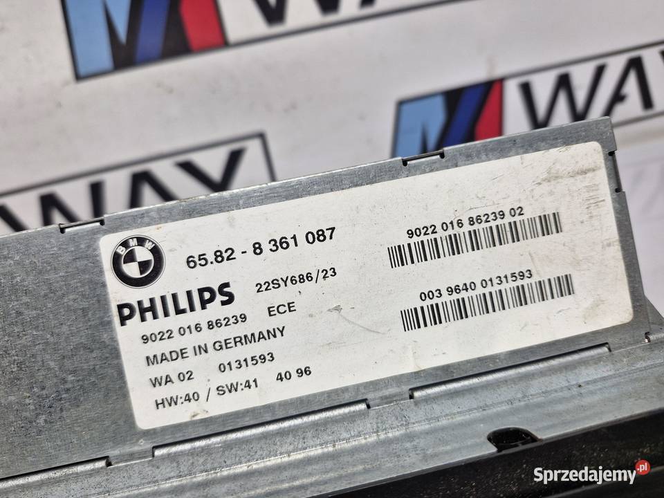 BMW 5 E39 PANEL WYŚWIETLACZ RADIA 8361087