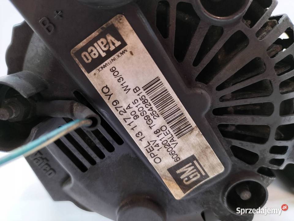 ALTERNATOR 13117279YQ 13 CDTI Opel Meriva I Rok produkcji 2006