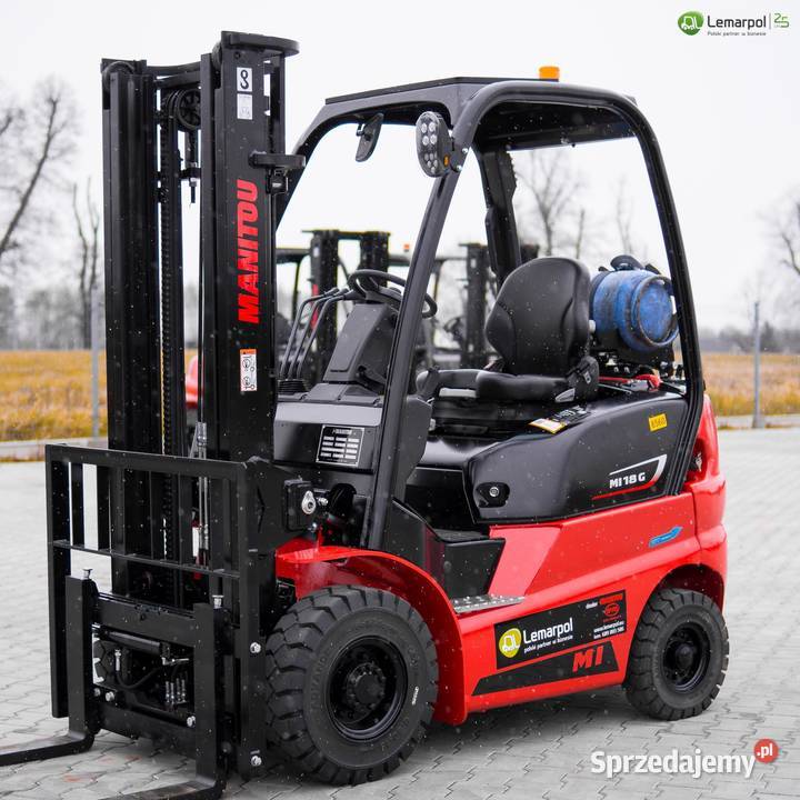 Wózek widłowy Manitou Mi18G 47m Zator