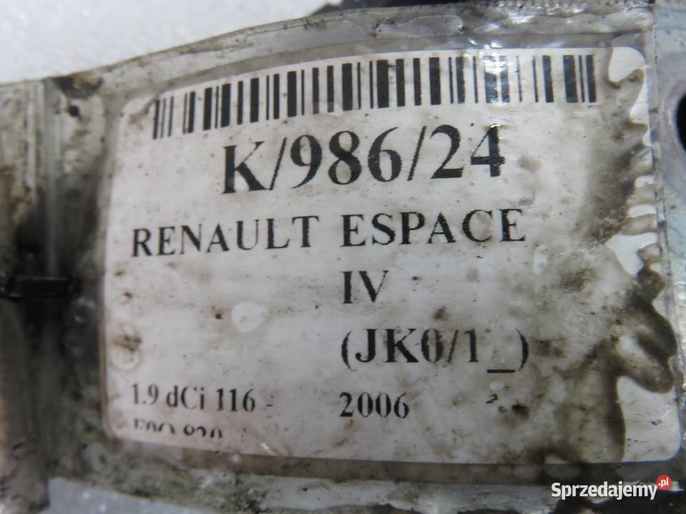 SKRZYNIA BIEGÓW RENAULT ESPACE IV 19 dCi PK6355 sprzedam