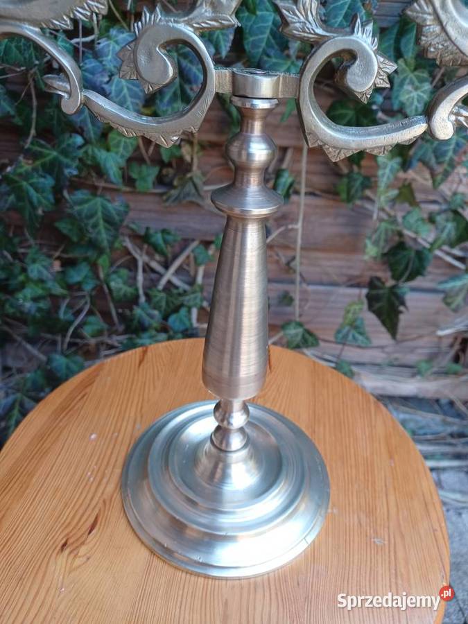 Świecznik Księstwo Warszawskie Mosiądz Kolekcja Poznań