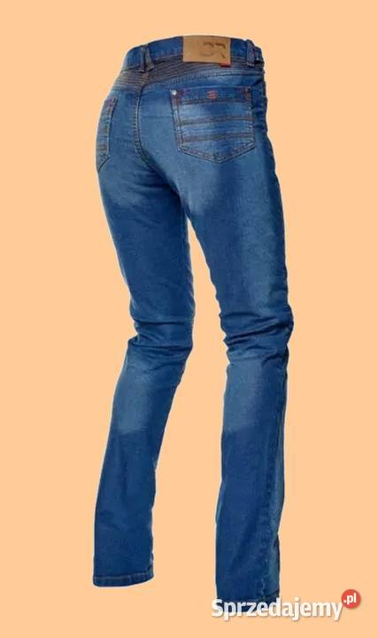 N162 Jeansy Spodnie Motocyklowe Damskie Zabrze