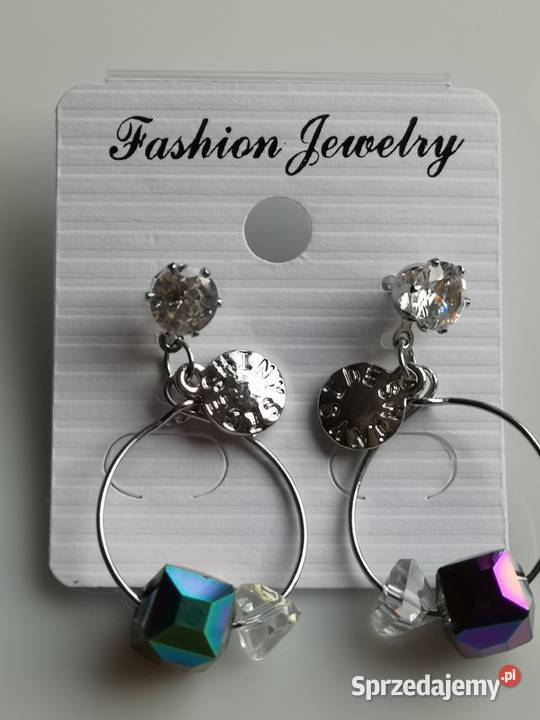 Delikatne mieniące kolczyki Kołobrzeg