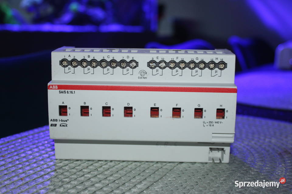 ABB SAS 8161 Aktor Aktuator 8tny 16 A REG KNX Pakość
