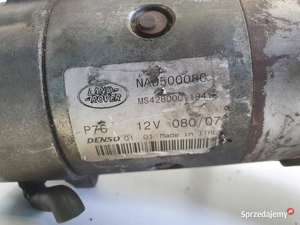 ROZRUSZNIK Land Rover Discovery III 27 TD V6 Układ elektryczny silnika lubelskie