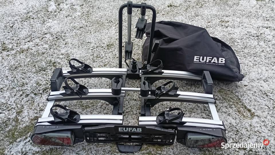 Bagażnik hak Eufab Premium 3 składany 60 13pinst Akcesoria samochodowe sprzedam