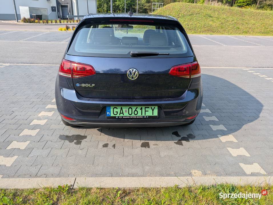 Volkswagen eGolf idealny do miasta skóra grzane kurtyny powietrzne Gdynia
